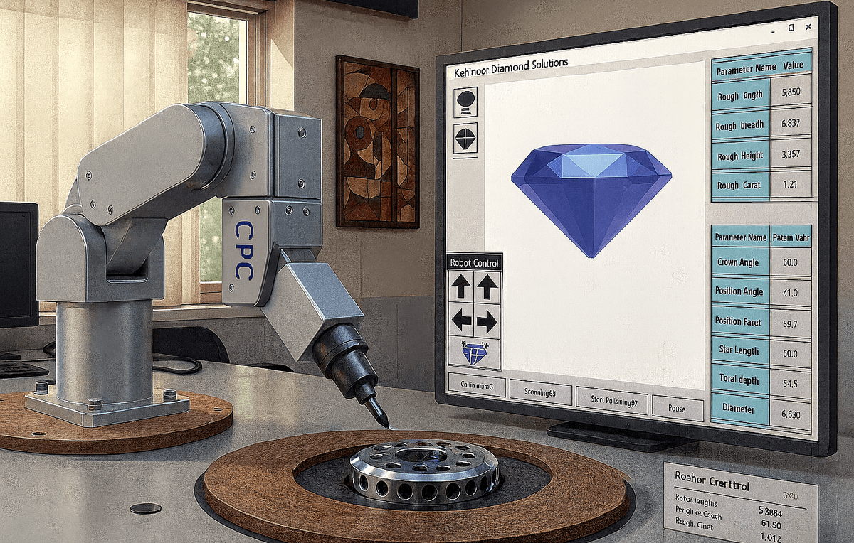 Diamond Polishing Automation System