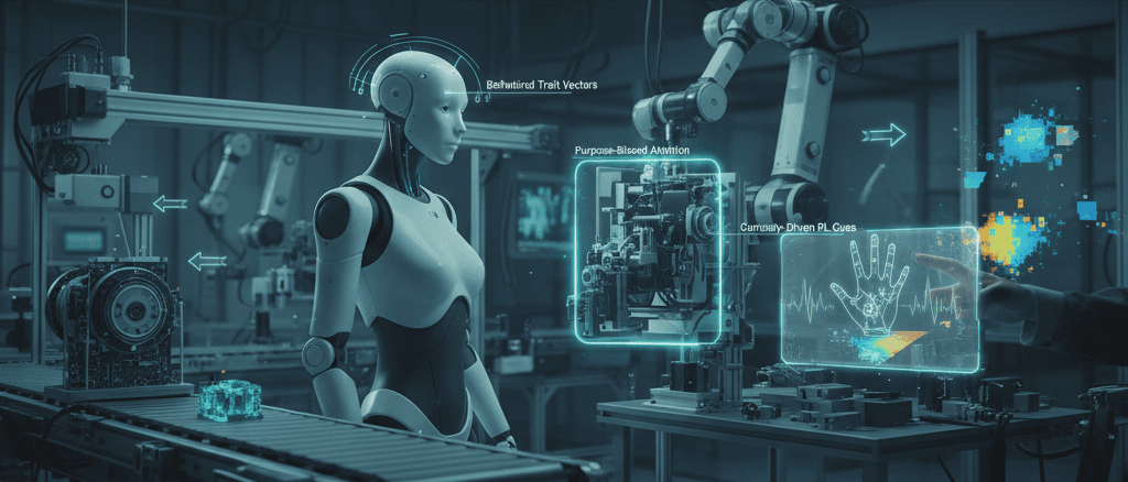 Adaptive Industrial Humanoid for Curiosity & Bonding RL